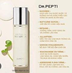 Toner Rau Má Làm Dịu Da Dr.Pepti+ Centella EX 180ml