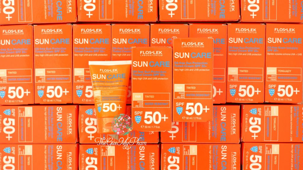 KCN Floslek Oil-Free Sun Protection Tinted Cream SPF50+ 50ml