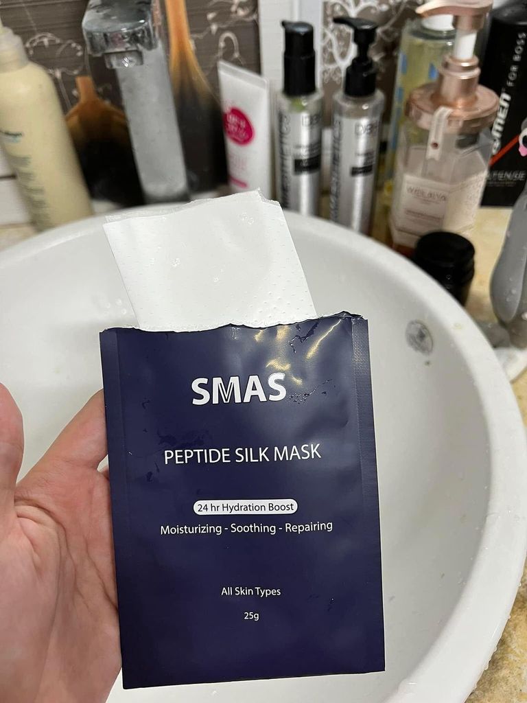 Mặt Nạ Dưỡng Và Phục Hồi Da SMAS Peptide Silk Mask Nhật