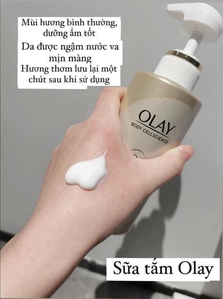 Sữa tắm OLAY B3+Peptide Creme Body Wash 500ml