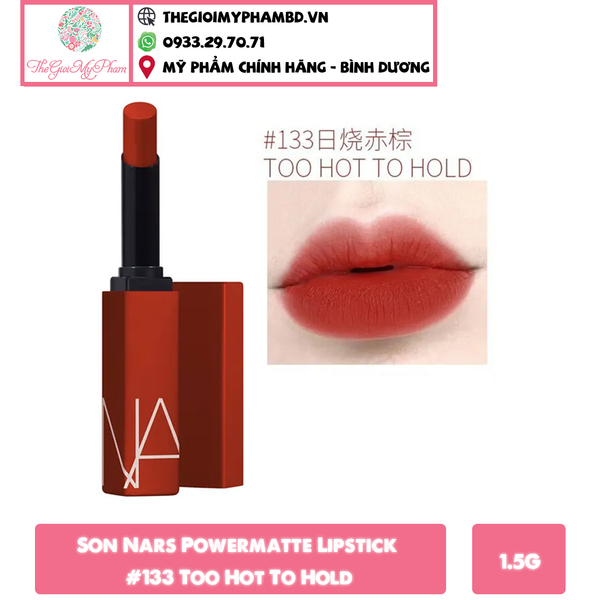 Son Nars Powermatte Lipstick #133 Too Hot To Hold
