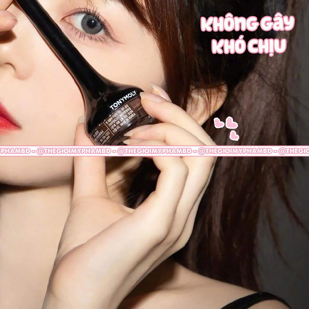 Kẻ Mắt Tony Moly Back Gel Eyeliner Long Brush #2 Brown