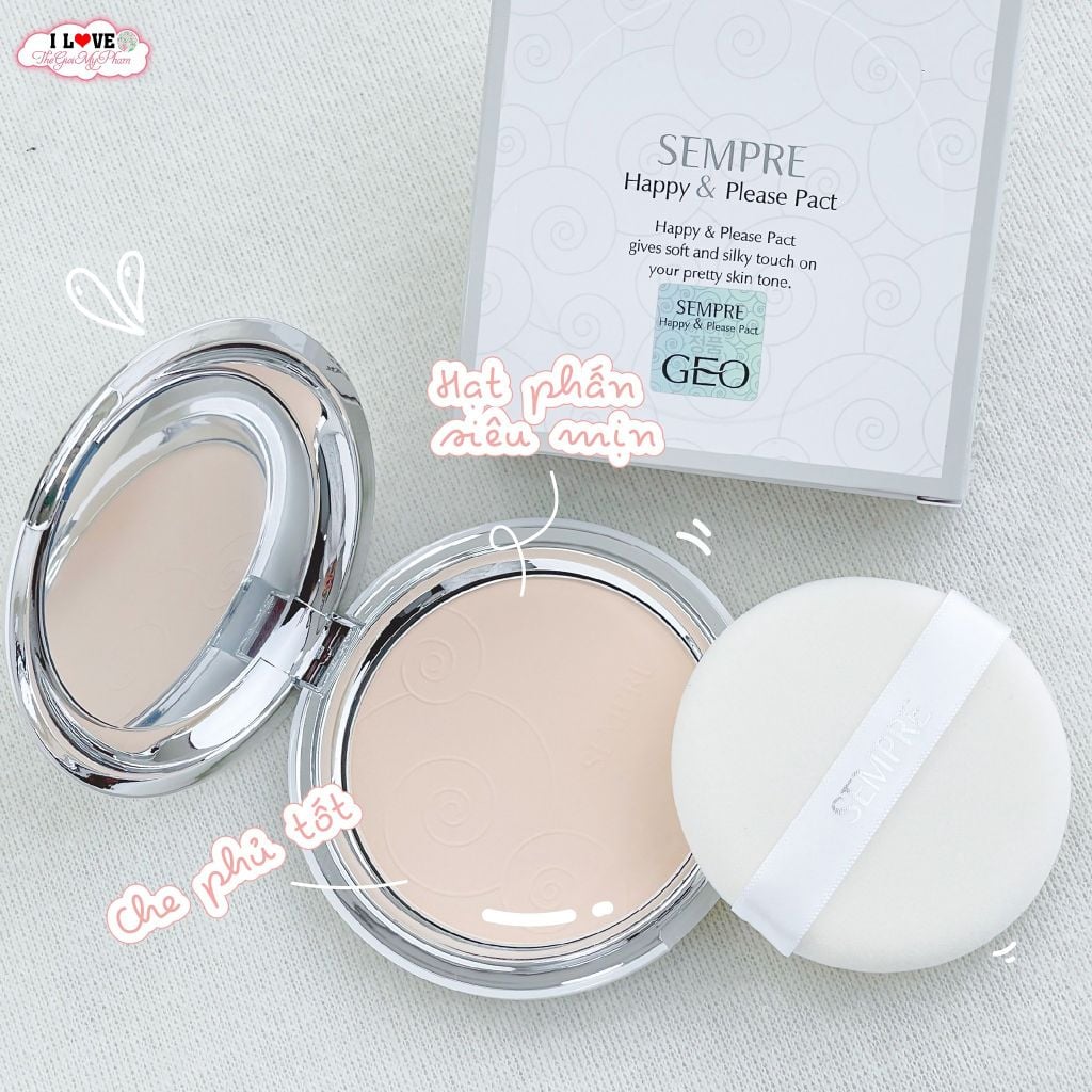 Phấn Geo Sempre trắng 02