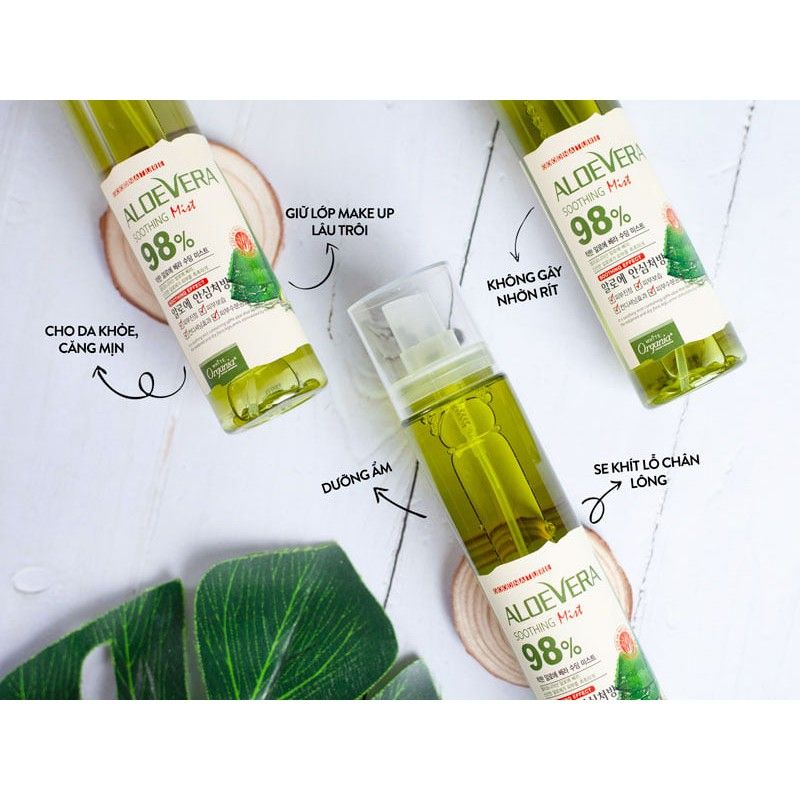 Gel Nha Đam 98% 118g (Dạng chai vòi)