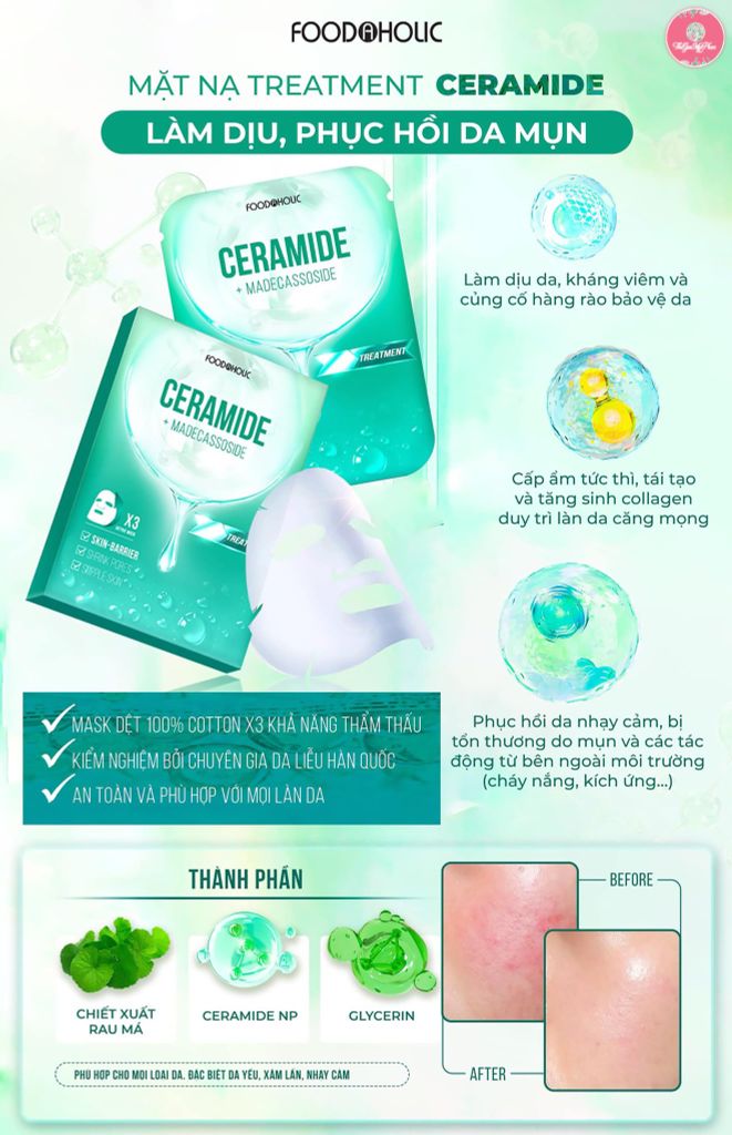 Mặt Nạ Fodaholic Mẫu Mới #AHA-BHA-PHA
