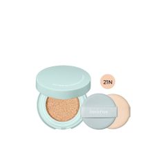 Phấn Nước Kiềm Dầu, Che Phủ Cao Innisfree No-Sebum Powder Cushion SPF35PA++ 14g #21N - Da tự nhiên