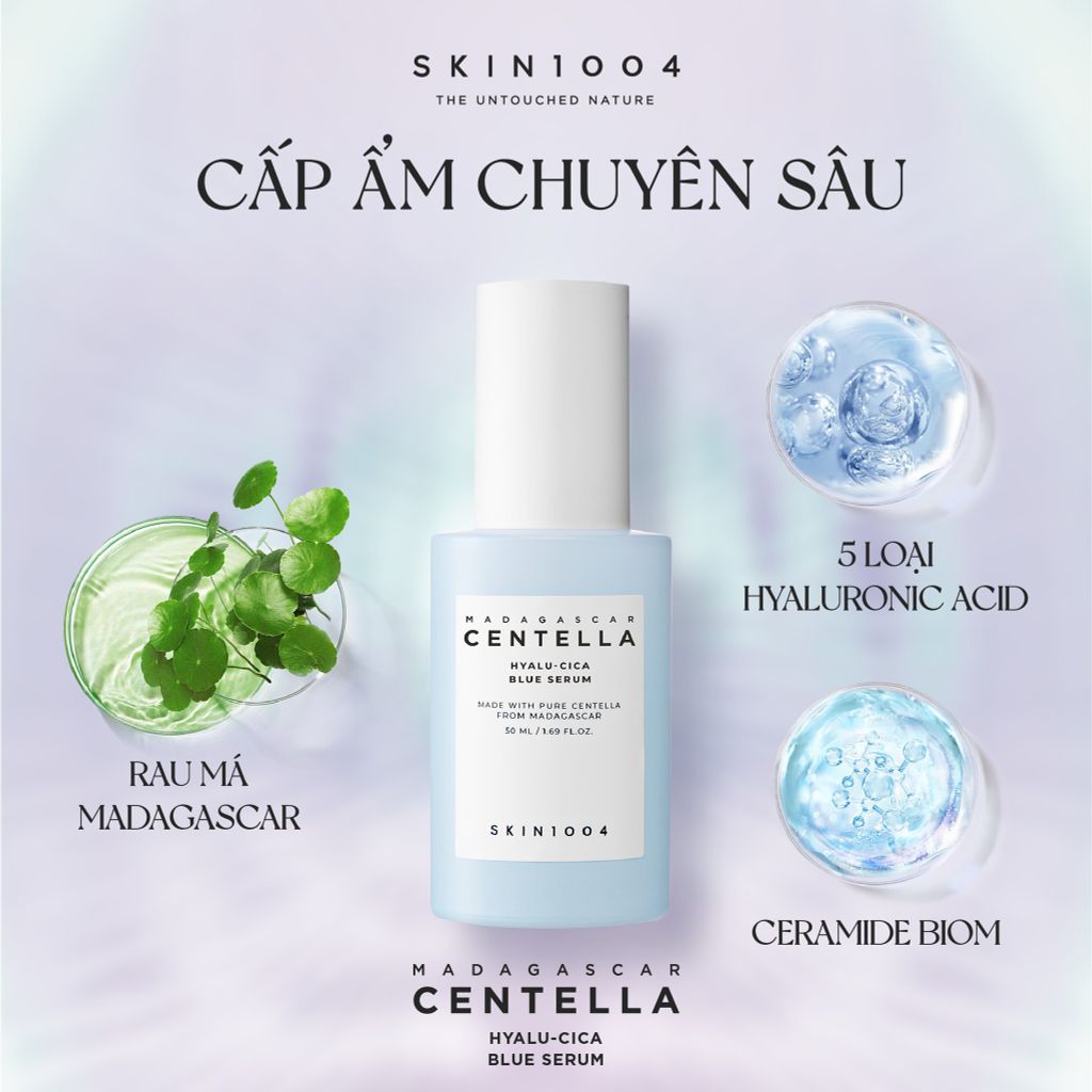Skin1004 - Hyalu-Cica Blue Serum 50ml