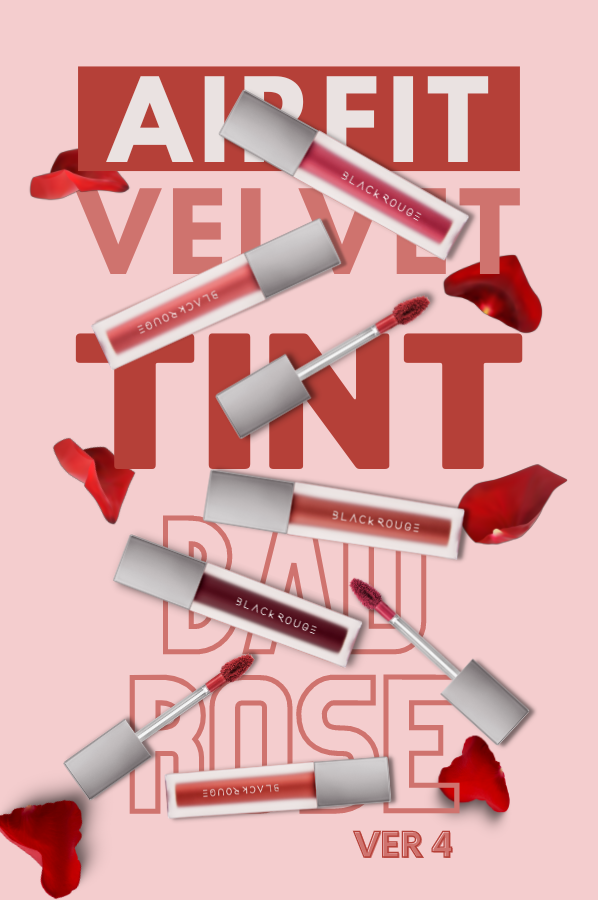 Son Kem Black Rouge Air Fit Velvet Tint Version 4 -  Bad Rose #A21