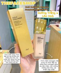TheFaceShop - Nền Gold Collagen 40ml #201 Mẫu mới