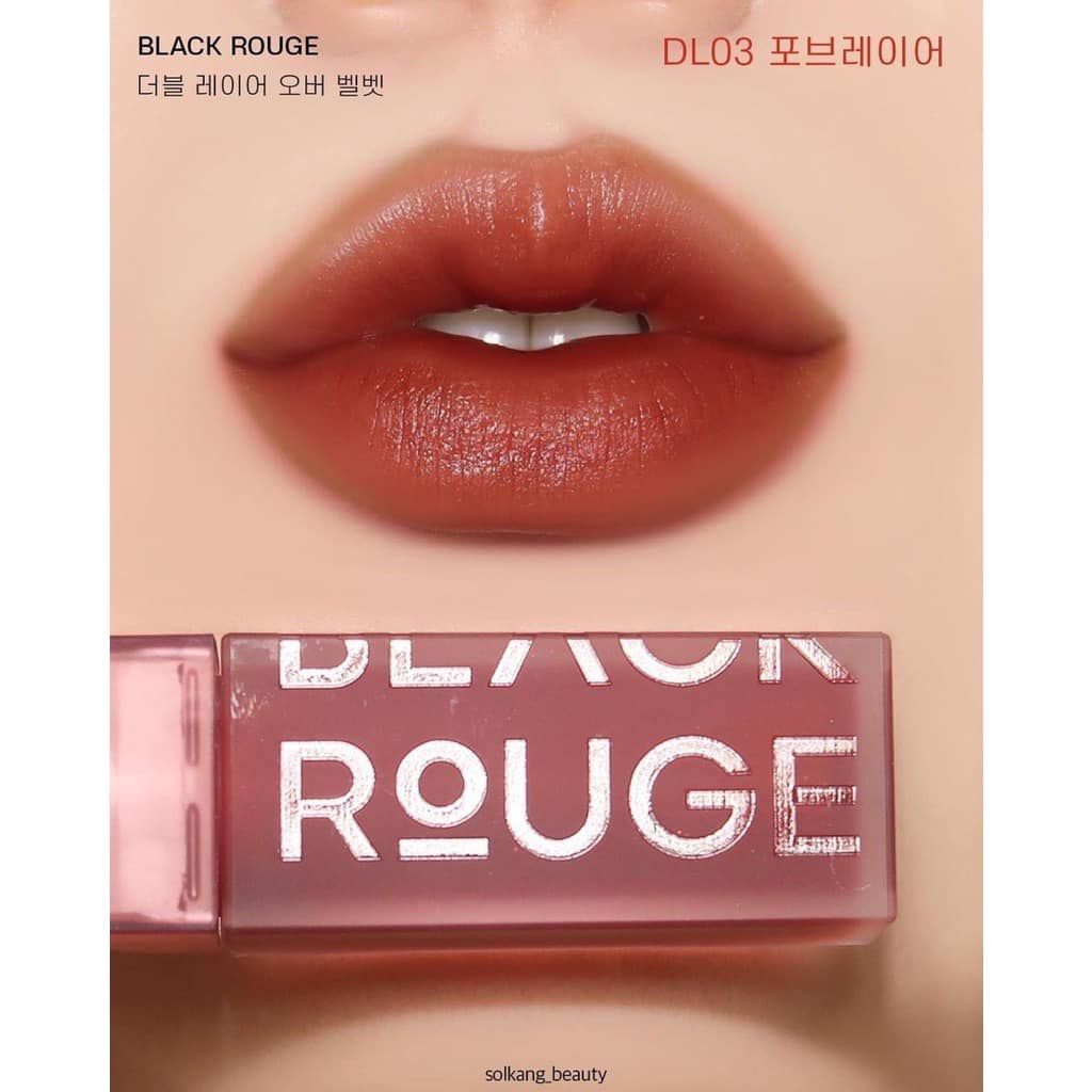 Black Rouge - Son Kem Lì Double Layer Over Velvet #DL03