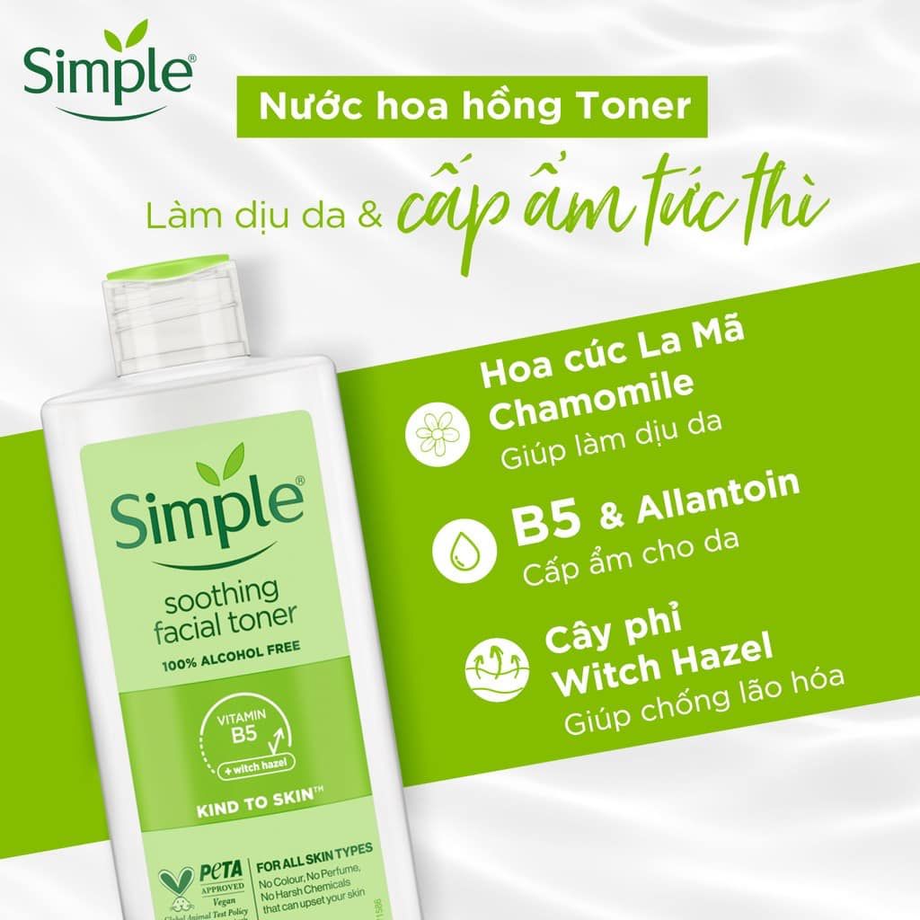 Toner Simple Kind to Skin 200ml