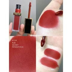 Son Kem Tom Ford Liquid Lip Luxe Matte 6ml #124 Secret Rendezvous (Ko Tđ)