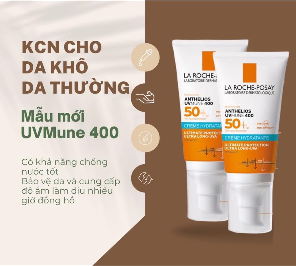 Laroche Posay - KCN Anthelios UVmune 400 Cream SPF50+ 50ml (Gạch X.Dương)