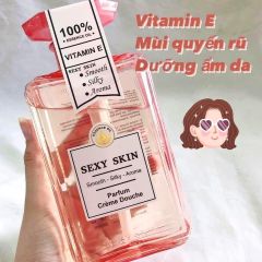 Gel Tắm Sexy Skin 600ml #Vitamin E (Hồng)
