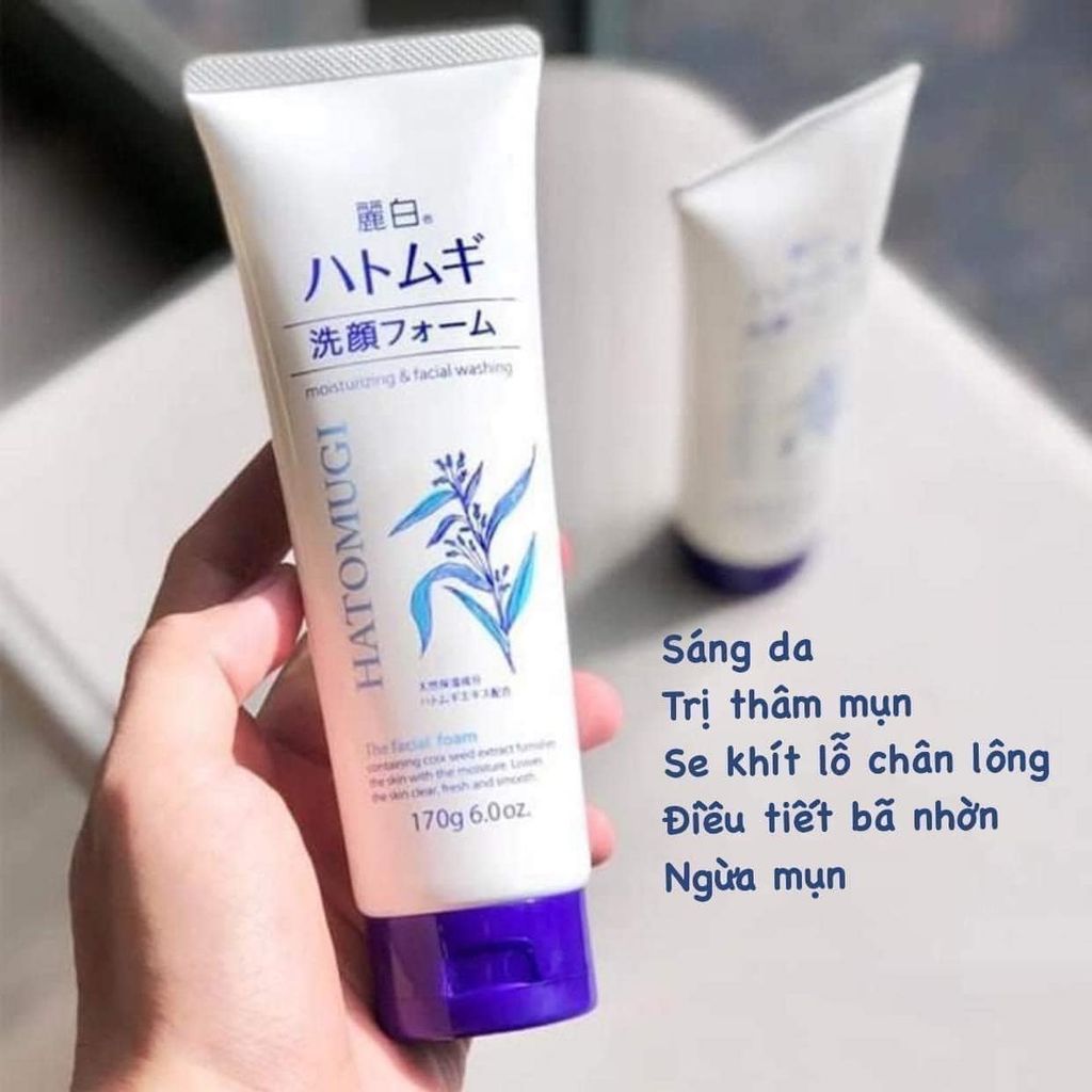 Sữa Rửa Mặt Hatomugi Cleansing Foam 170g (Size lớn mới)