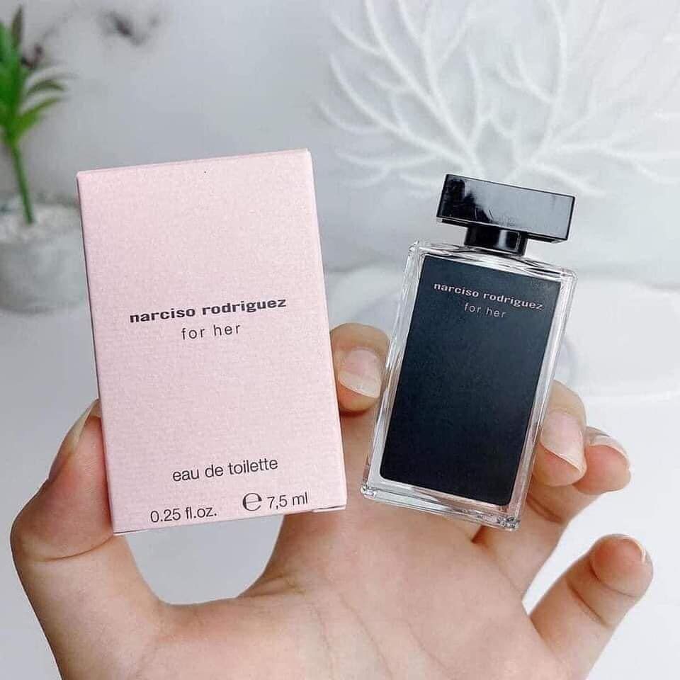Narciso Rodriguez - For Her EDT 7.5ml (Vỏ hồng cam) Ko tđ