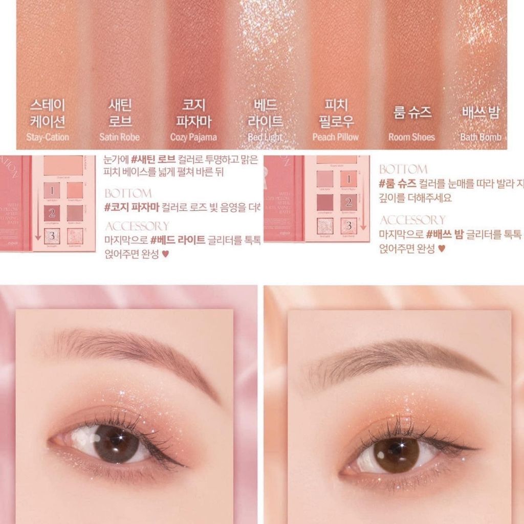 Bảng Phấn Mắt Espoir Lookbook Palette 21 F.W #Pillow Peach