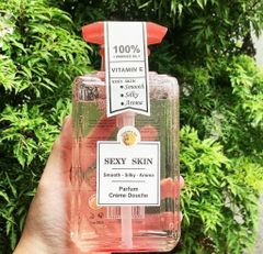 Gel Tắm Sexy Skin 600ml #Vitamin E (Hồng)