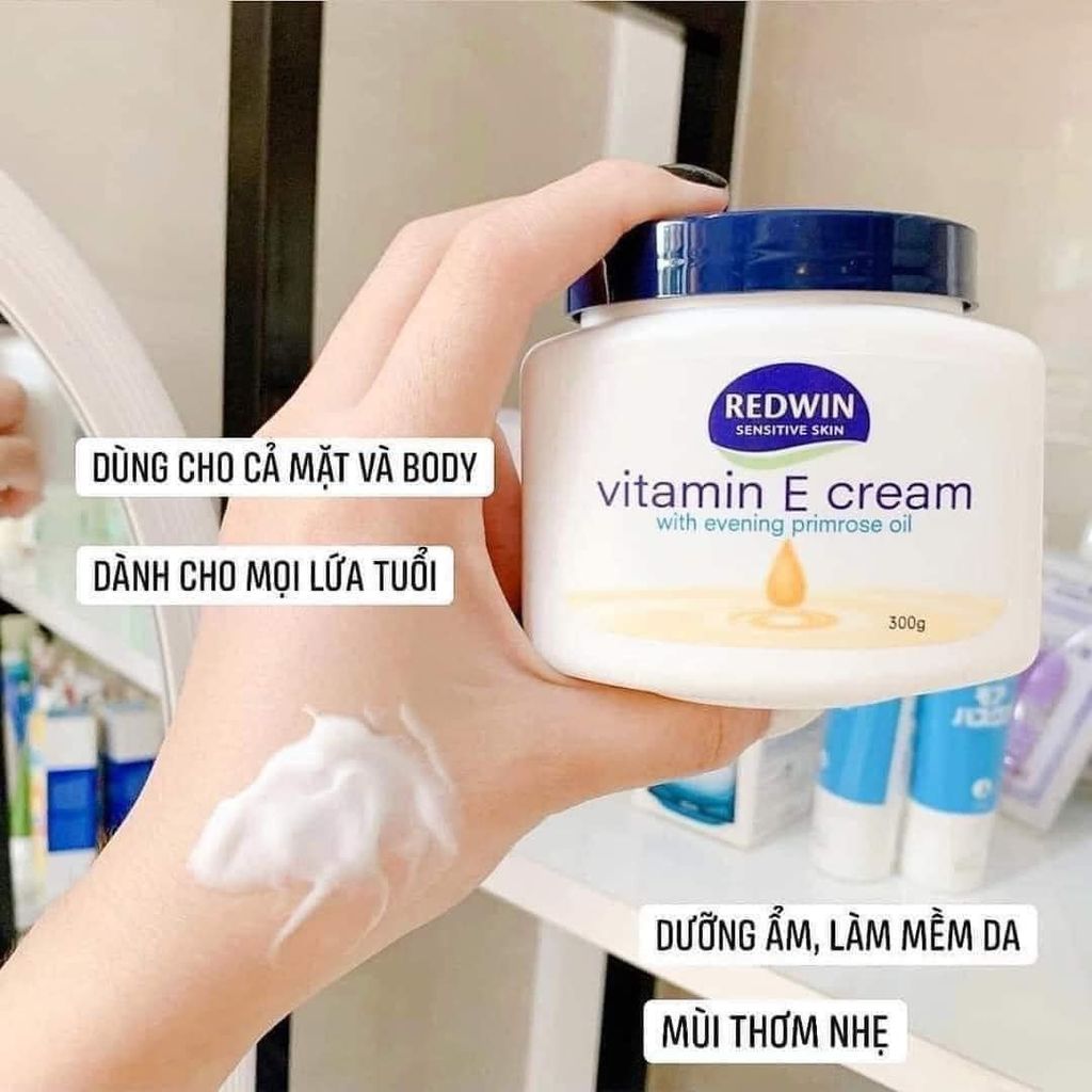 Kem Dưỡng Vitamin E Cream Redwin 300g