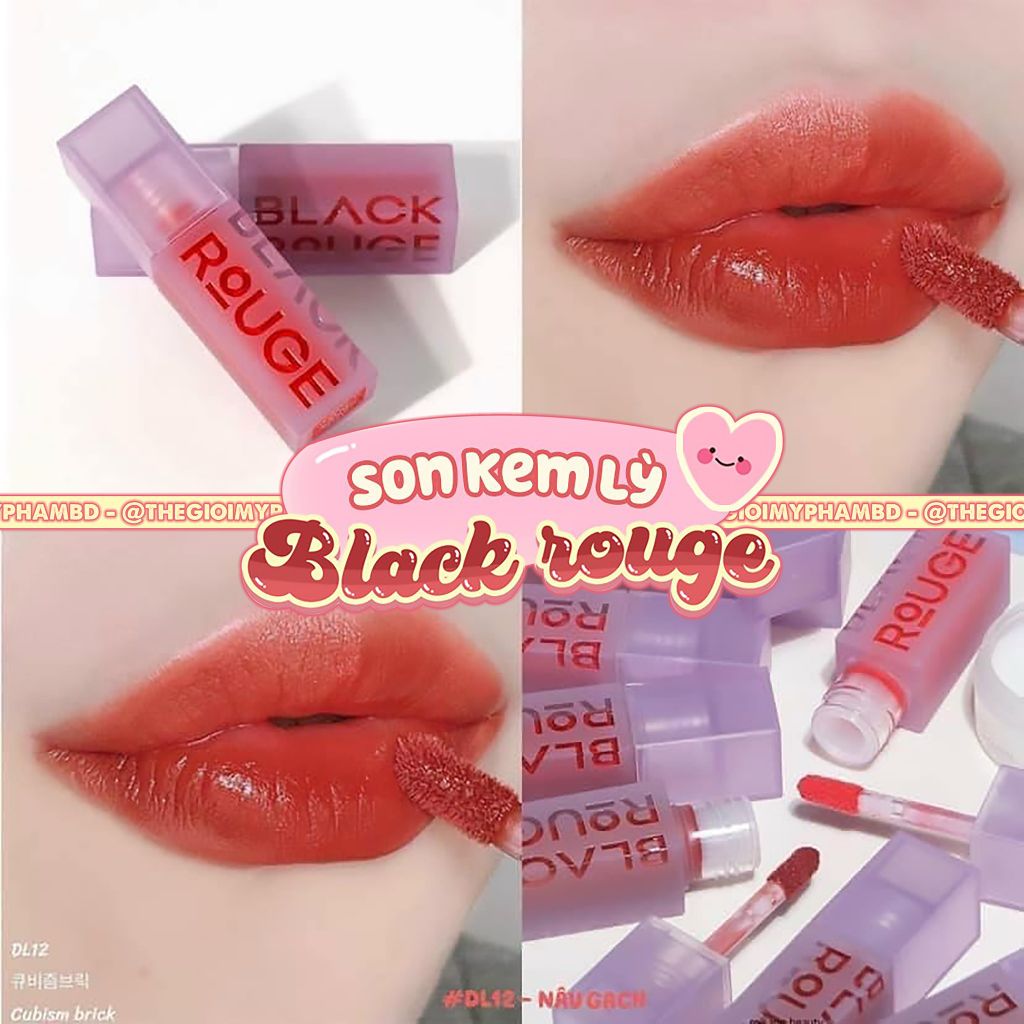 Black Rouge - Son Kem Lì Double Layer Over Velvet #DL12