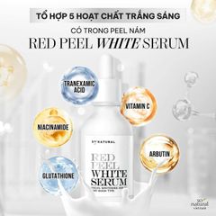 Tinh Chất Dưỡng Trắng Làm Đều Màu Da So Natural Red Peel White Serum 35ml