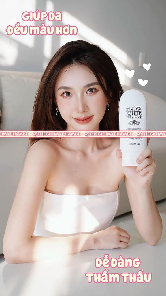 Ủ Trắng Snow White Milky Pack