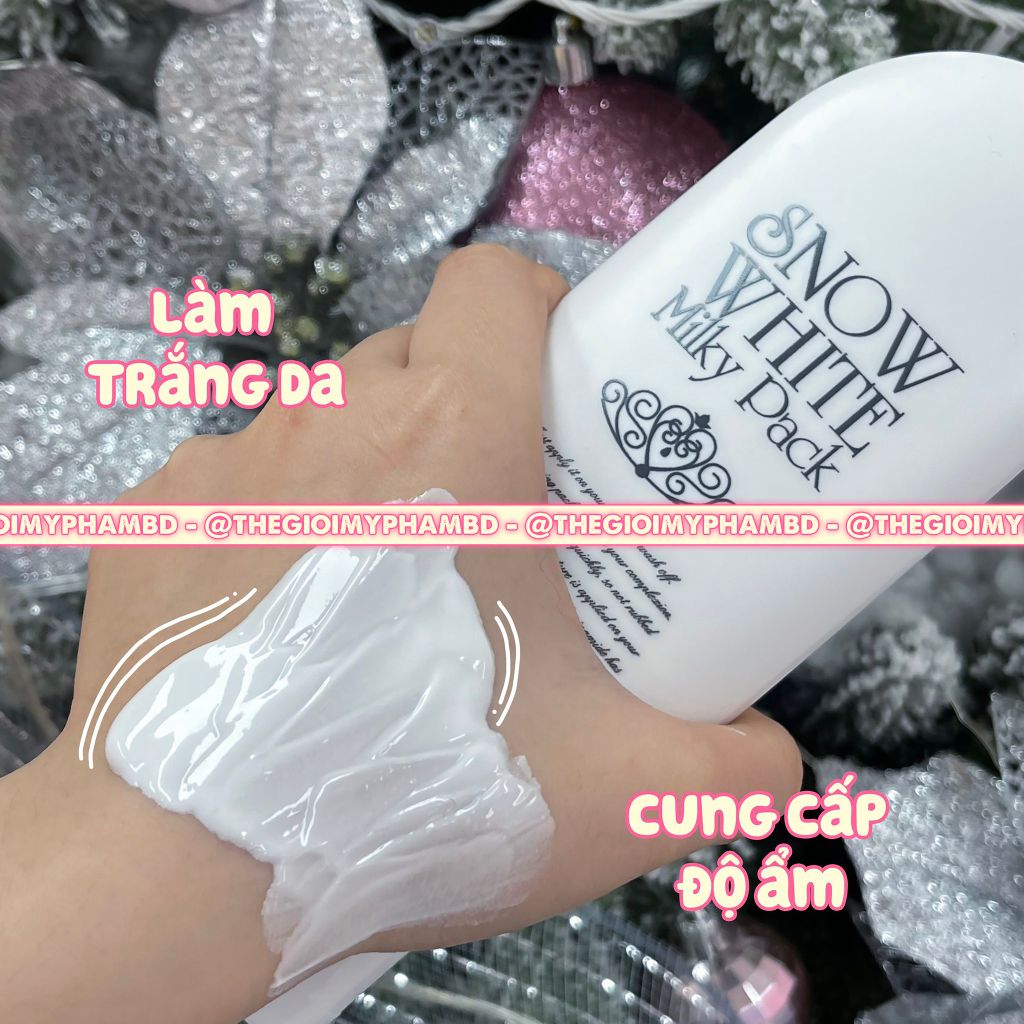 Ủ Trắng Snow White Milky Pack