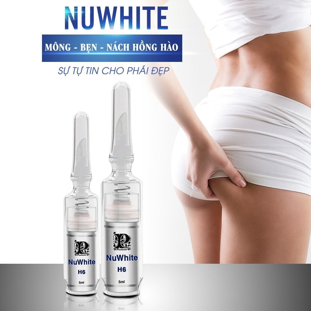 Nuwhite - Kem trị thâm Nách/Bẹn/Mông H6 5ml USA (Ko tđ)