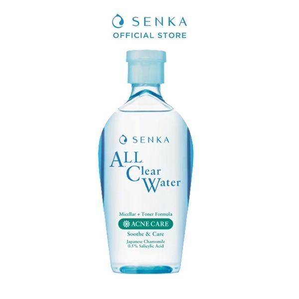 Nước Tẩy Trang Senka Ngăn Ngừa Mụn 230ml All Clear Water Acne Care