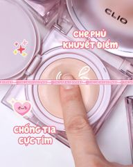 CLIO - CLIO Kill Cover Mesh Glow Cushion SPF50 #3-BY(Kèm lõi)