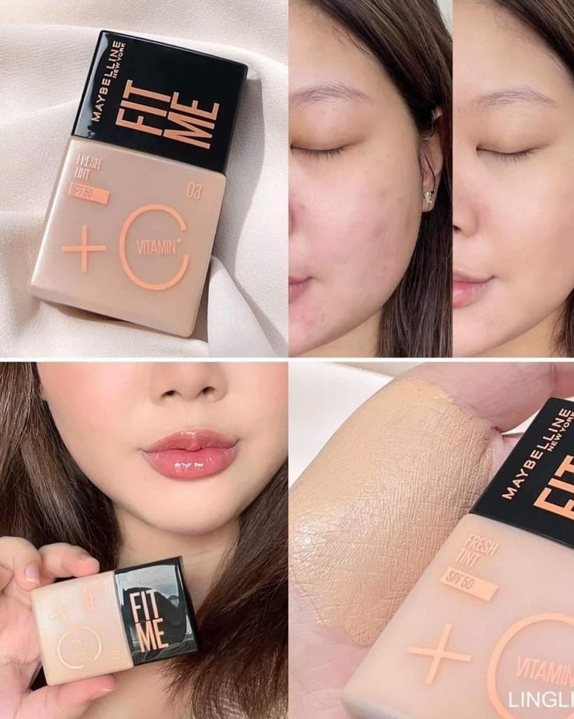 Kem Nền Maybelline Fit Me Fresh Tint Vitamin C 30ml #02