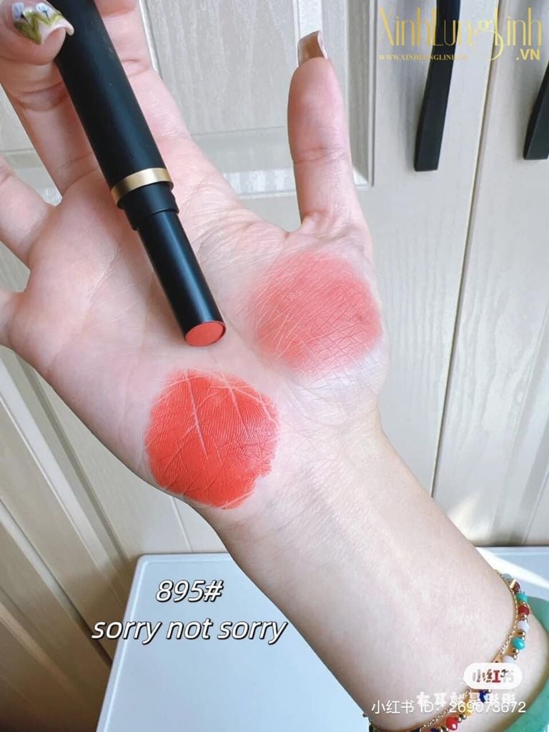 MAC - Son Mac Powder Kiss Velvet Blur Slim Stick #895 Sorry Not Sorry - Ko Tđ