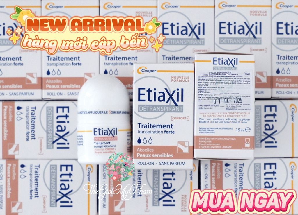 Lăn Khử Mùi Đặc Trị Etiaxil 15ml ( Hộp nâu-Mới)