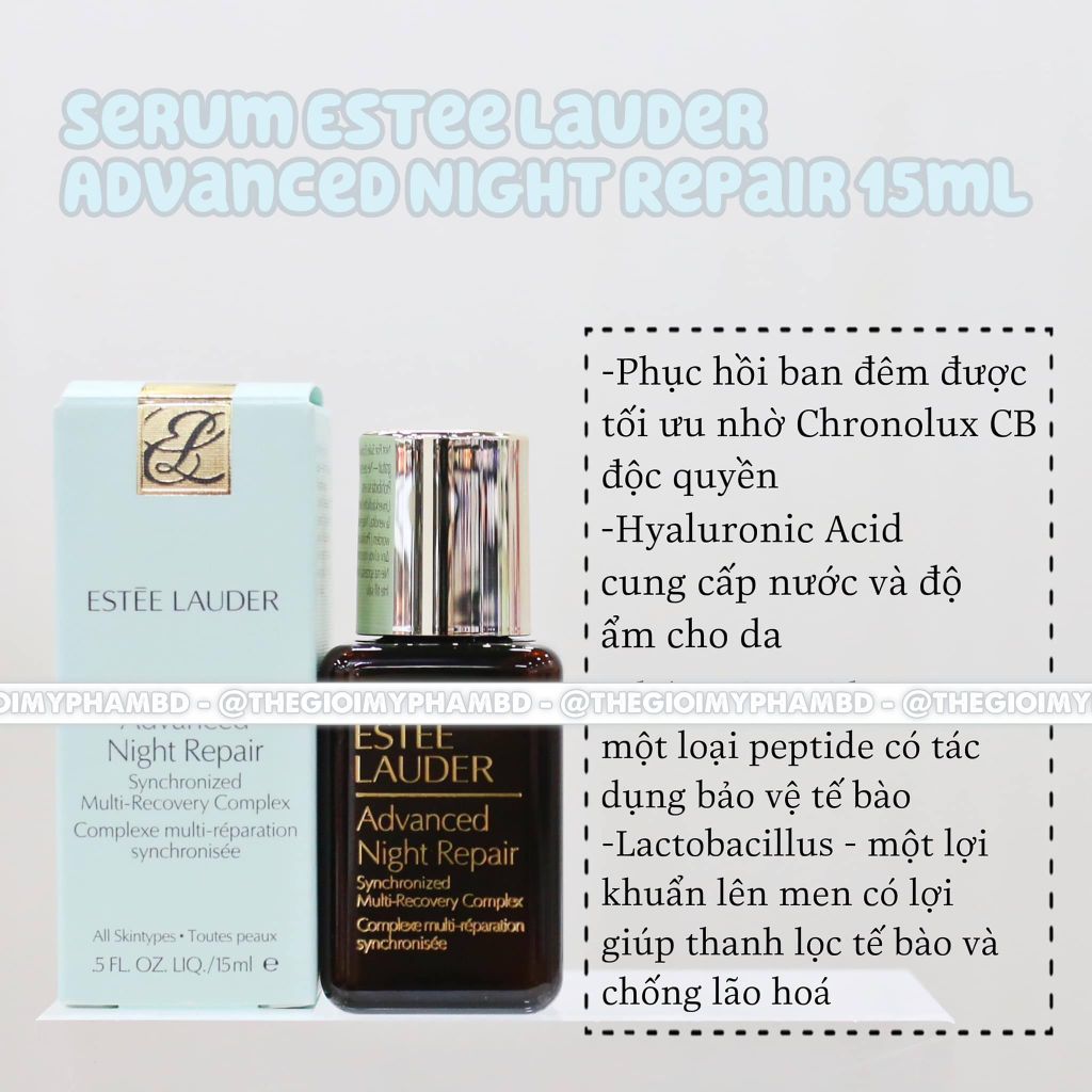 Serum Estee Lauder Advance Night Repair 15ml (Size nhỏ)