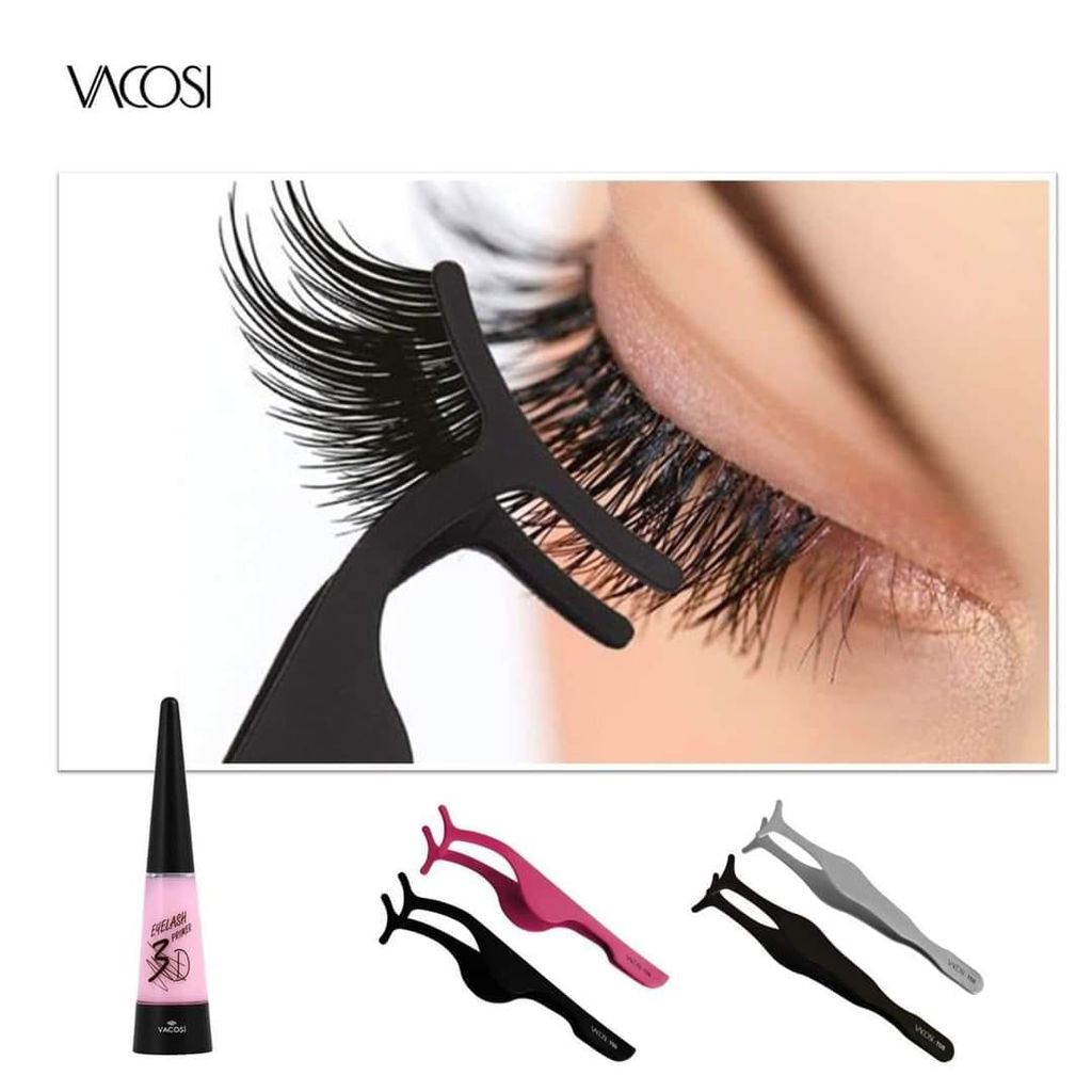 Nhíp Gắn Mi Giả Đen Cong Vacosi T09-02