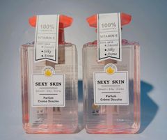 Gel Tắm Sexy Skin 600ml #Vitamin E (Hồng)