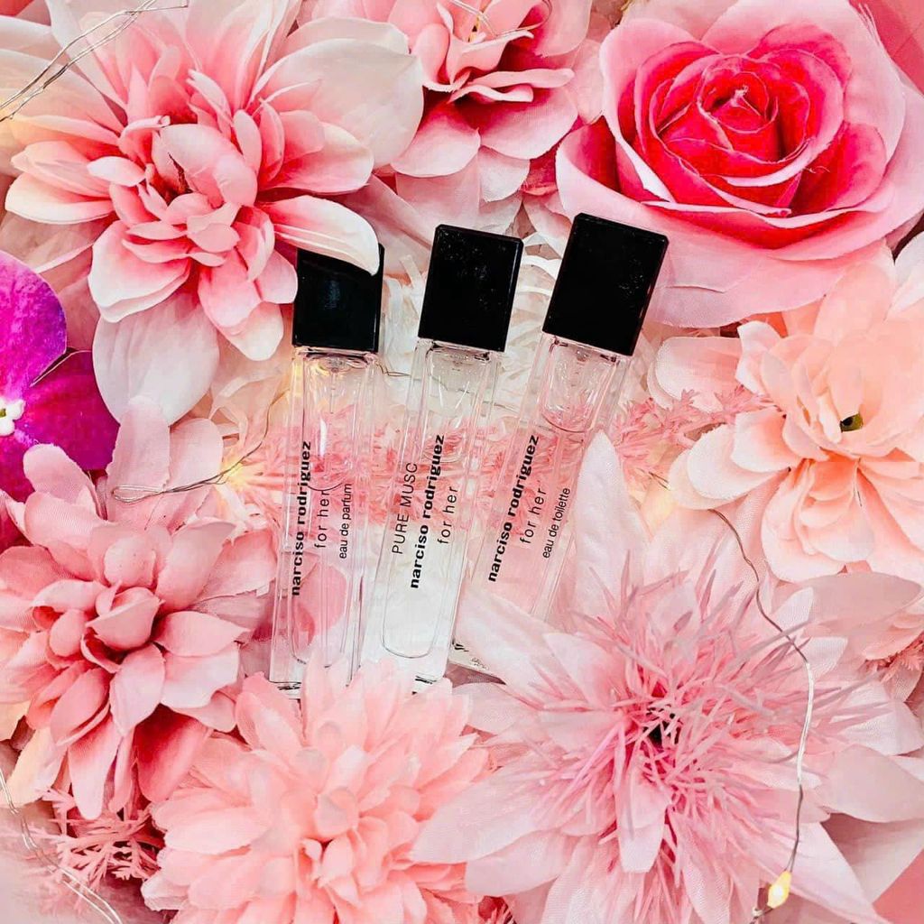Narciso - Set 3 chai x 10ml/chai (Hộp hồng) Ko tđ