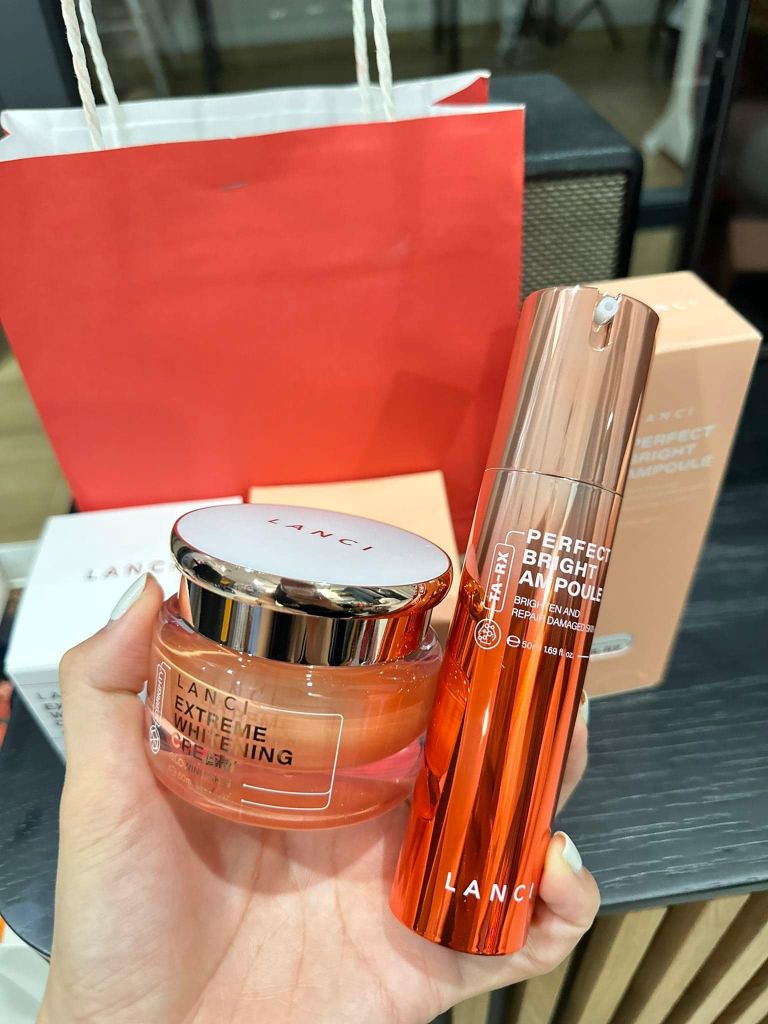 Serum Dưỡng Trắng Da, Mờ Đốm Nâu Lanci Perfect Bright Ampoule (Ko Tđ)
