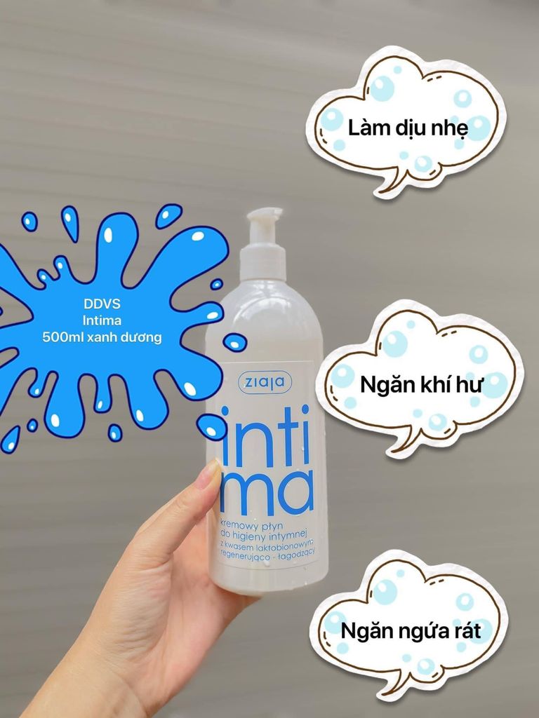 Dung dịch vệ sinh Intima 500ml #Xanh Nhạt