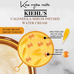 Kiehls - Kem Kiehl’s Calendula Serum-Infused Water Cream 100ml (Ko tđ)