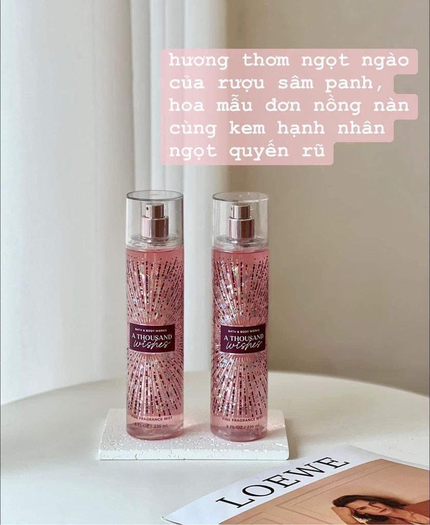 Xịt Thơm BBW #A Thousand Wishes 236ml