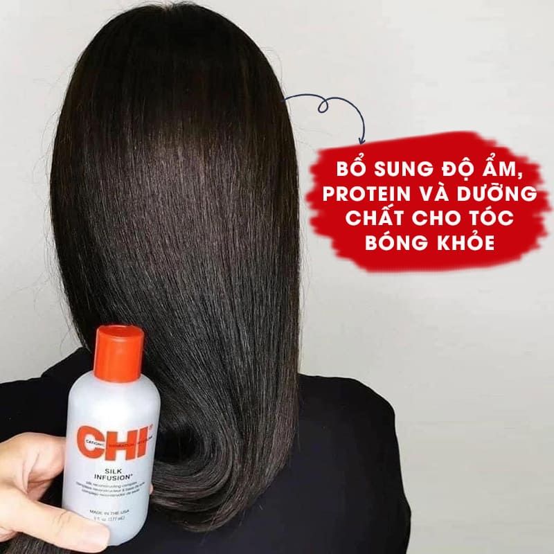 Dưỡng Tóc Chi Silk Infusion 177ml Mỹ ( ko tđ)