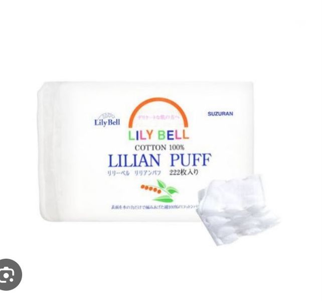 Bông Tẩy Trang Lily Bell 222 miếng