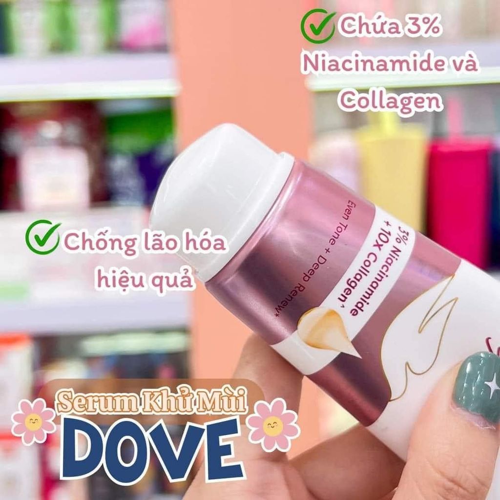 Serum Khử Mùi DOVE Mờ Thâm - Sáng Da 40ml + 10X Collagen