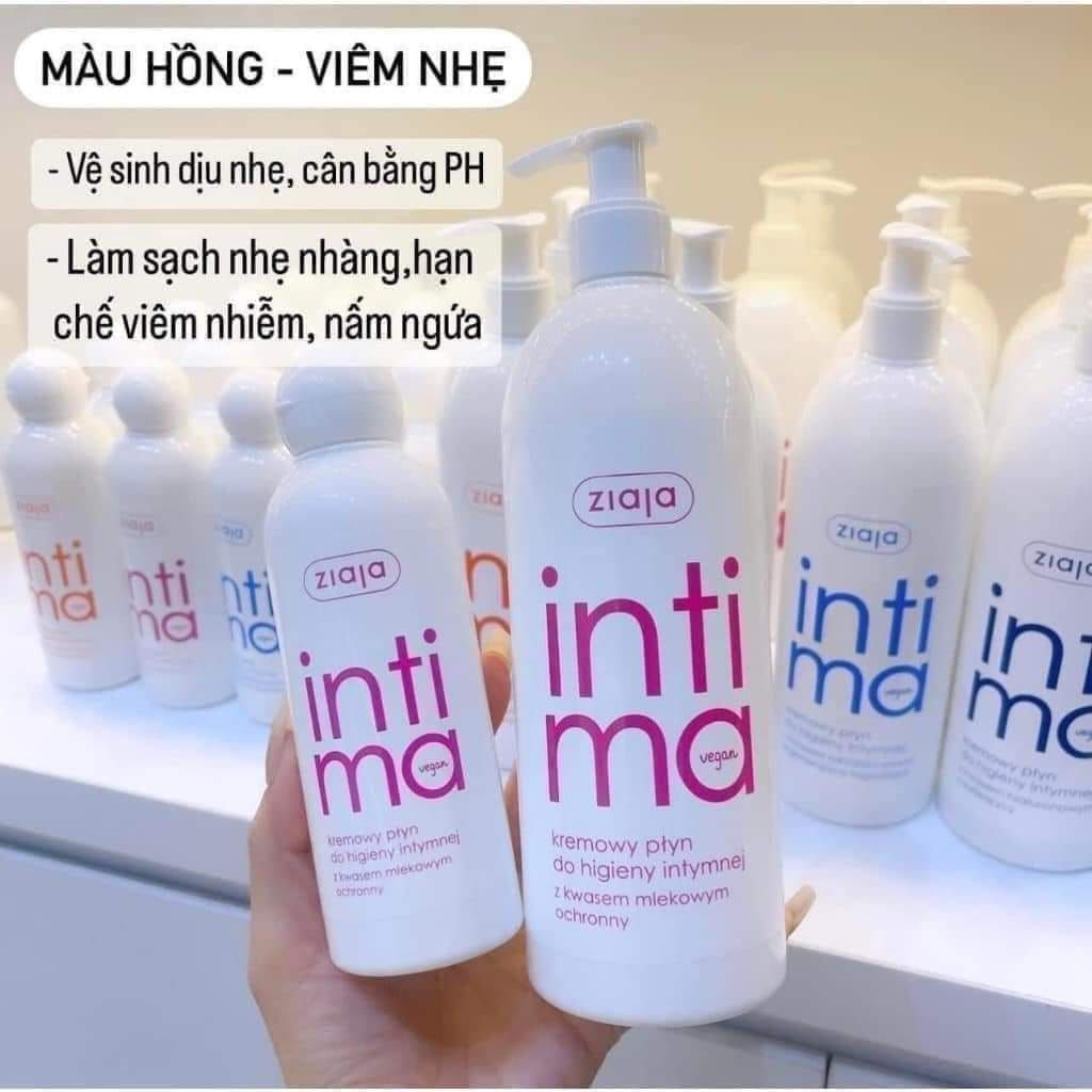 Dung dịch vệ sinh Intima 500ml #Hồng