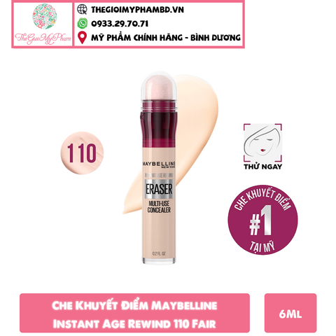 Maybelline - Che Khuyết Điểm Cushion Age Rwind #110