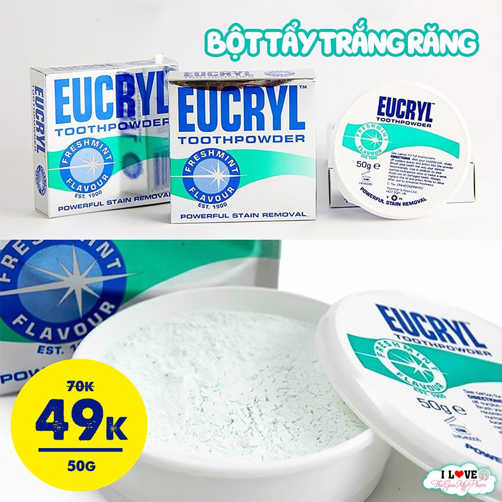 Bột Trắng Răng Eucryl