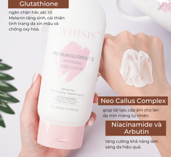 Whisis Premium Glutathione Whitening Body Lotion 200ml