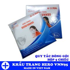 Khẩu Trang Hero VNN95 Hộp 5 Cái