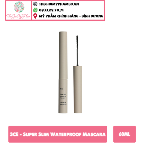 3CE - Super Slim Waterproof Mascara